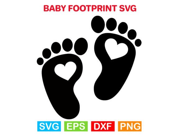 Baby Footprint SVG Review