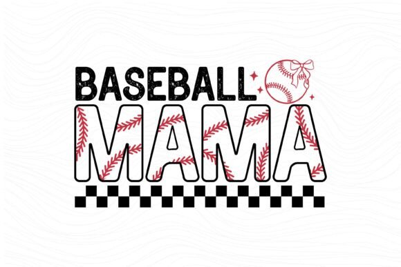 Baseball Mama Vintage Baseball SVG PNG