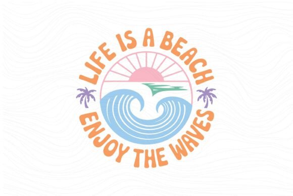 Boho Retro Summer Beach SVG