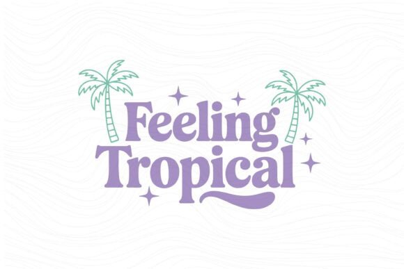 Boho Summer Beach SVG Feeling Tropical