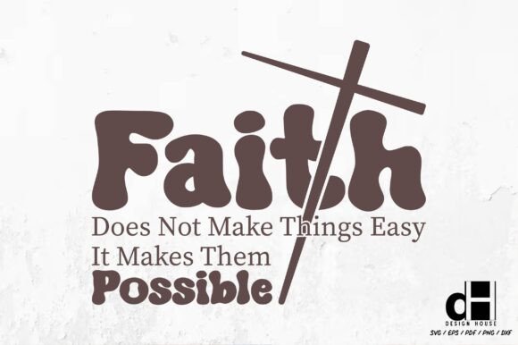 Christian Faith Possible SVG PNG