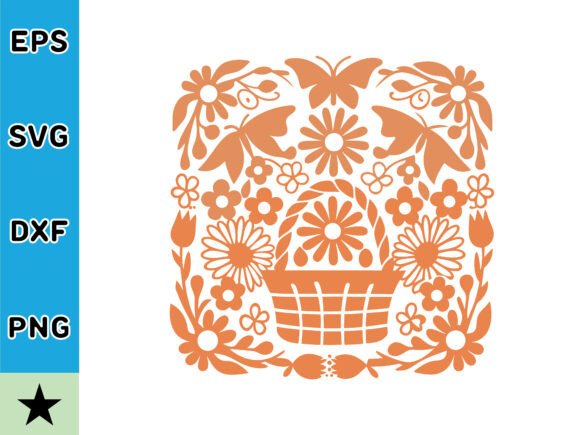Creative Papel Picado SVG Vector