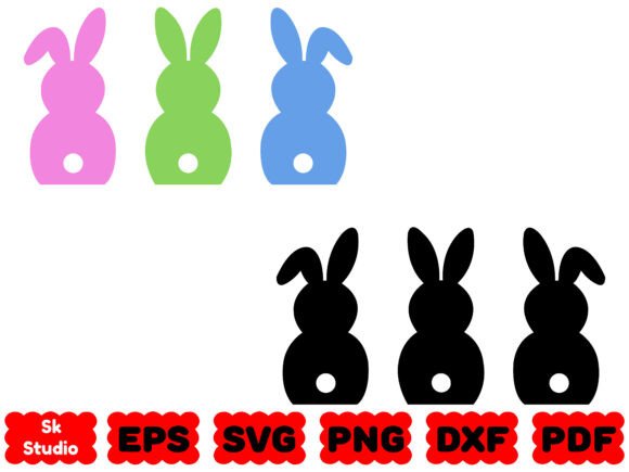 Easter Bunnies SVG, Bunnies SVG, Bunnies