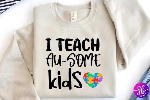 I Teach Au-some Kids Shirt SVG
