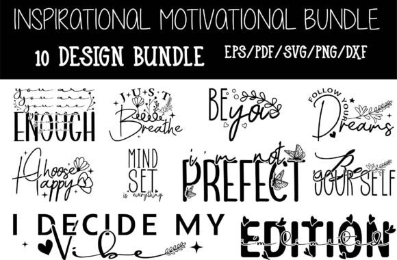 Inspirational Motivational Bundle SVG