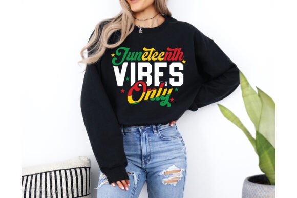 Juneteenth Vibes Only SVG T Shirt Design
