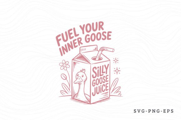 Retro Silly Goose SVG - Silly Goose Juice