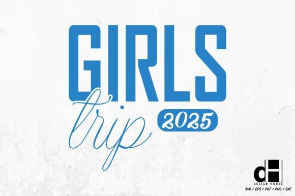 Summer Girls Trip 2025 Funny SVG PNG