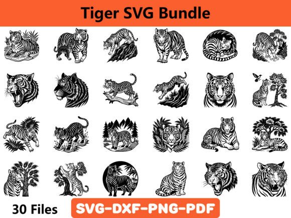 Tiger SVG Bundle Review
